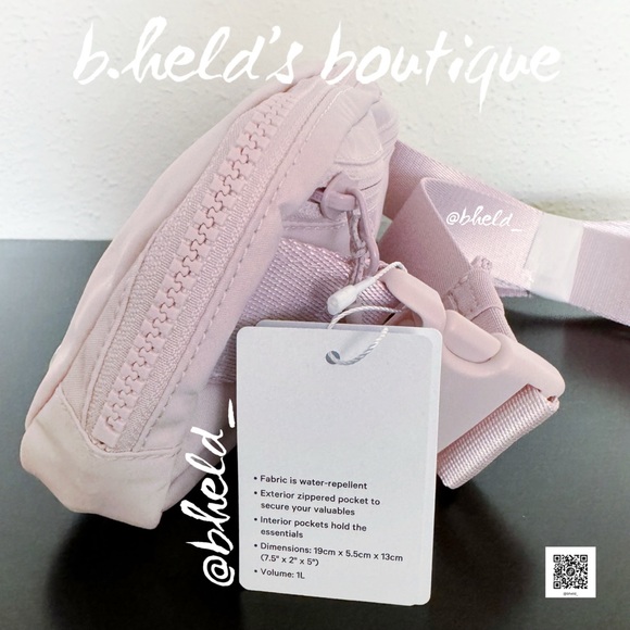 lululemon Everywhere Belt Bag with Long Strap in Flush Pink 1L ~55.5" New NWT - Picture 4 of 15